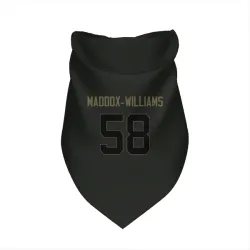 Los Angeles Chargers Tyreek Maddox-Williams Black Service Pet Bandana for Dog & Cat
