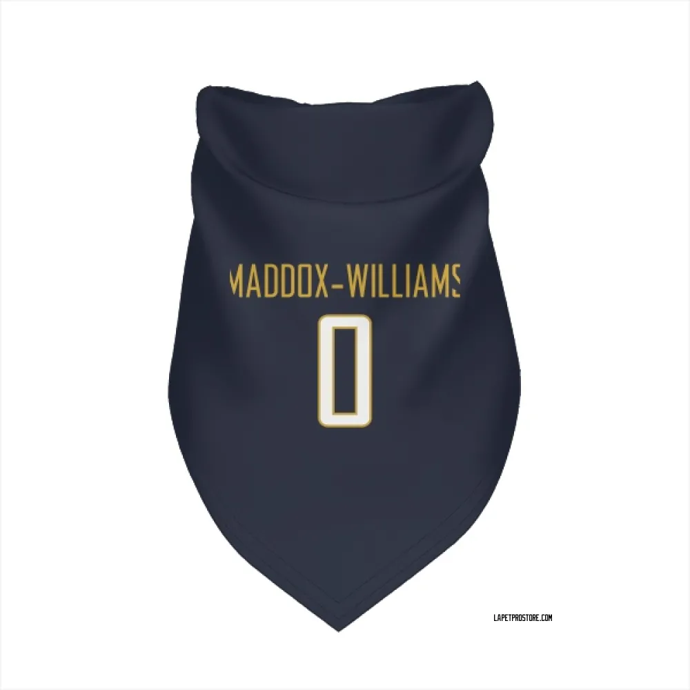 Los Angeles Chargers Tyreek Maddox-Williams Navy Pet Bandana for Dog & Cat