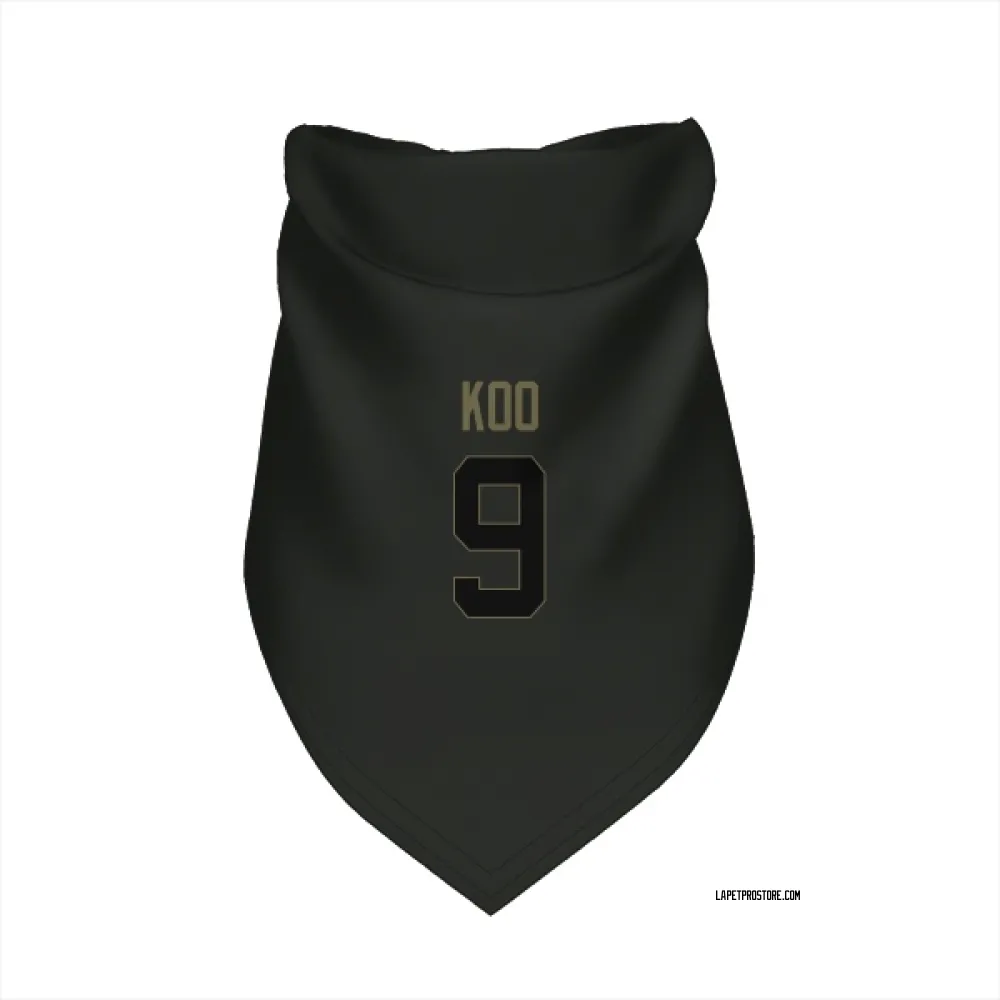 Los Angeles Chargers Younghoe Koo Black Service Pet Bandana for Dog & Cat